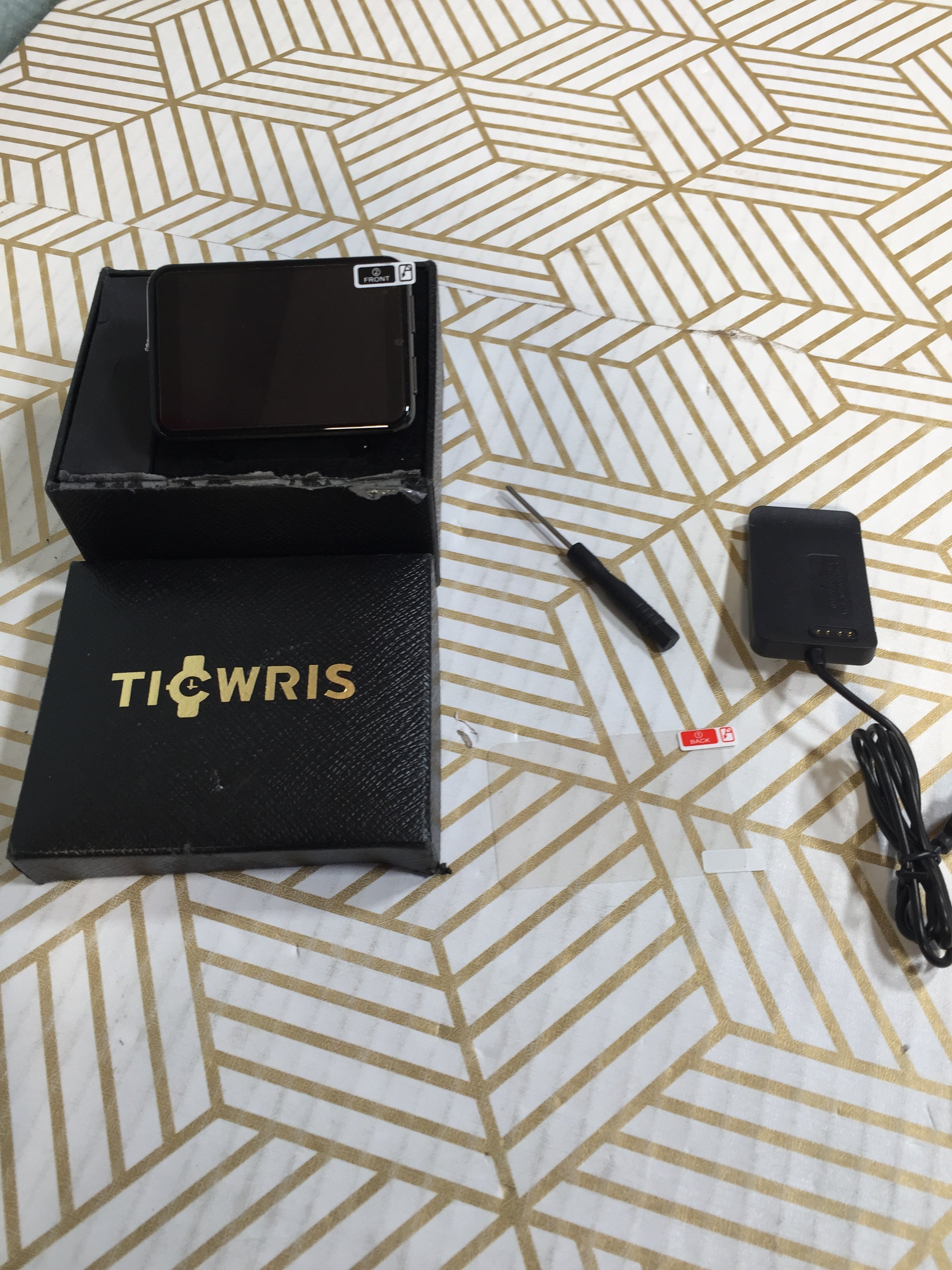 TICWRIS MAX Android Smartwatch with Touchscreen 2.86 Inches - Black (7942748766446)